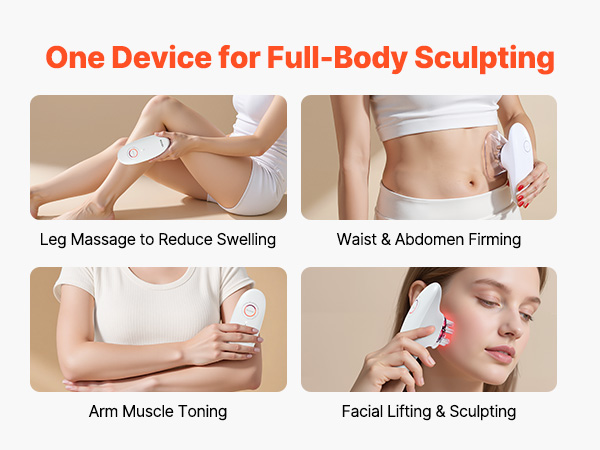 VEVOR Body Sculpting Machine, 3-in-1 Electric Cellulite Massager