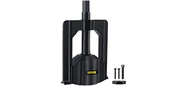 VEVOR u joint puller with black finish and included screws on white background.