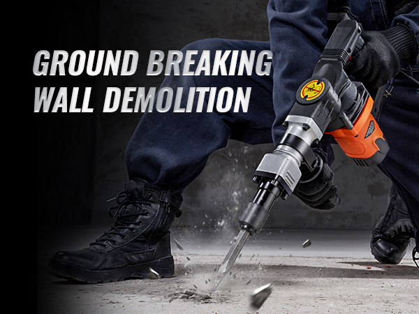 VEVOR Demolition Jack Hammer Concrete Breaker 1400W Electric
