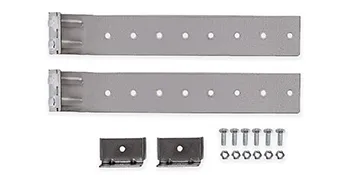 Soportes de montaje y hardware para barra de luz estroboscópica VEVOR, incluidos tornillos y tuercas.