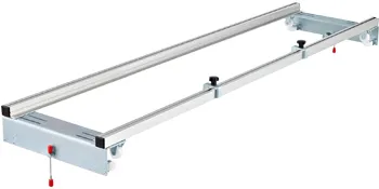 Trineo de enrutador VEVOR con rieles de aluminio ajustables y perillas niveladoras.