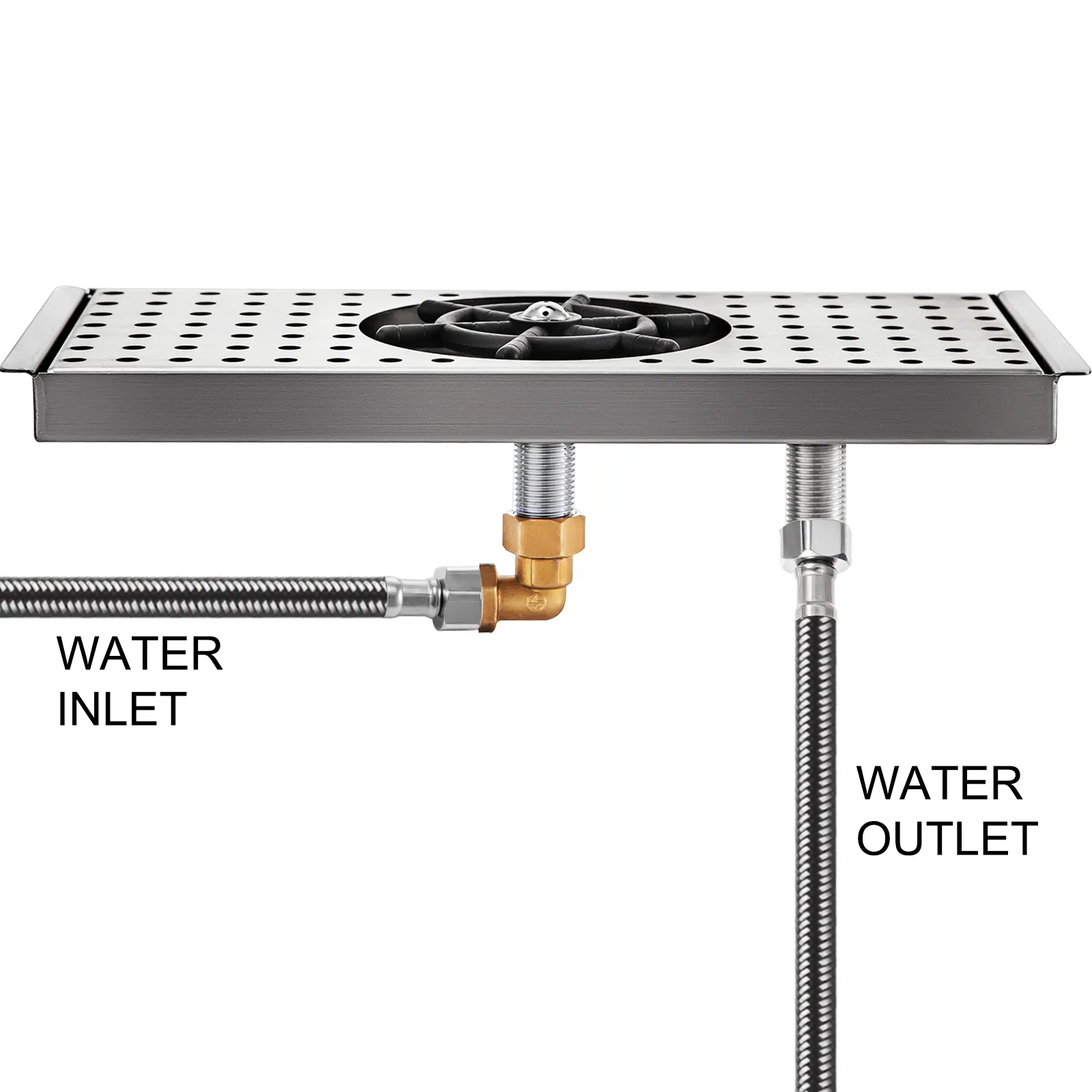 Rince-Verre Acier Inoxydable G1/2 - Nettoyeur Automatique Haute Pression Pour Bar, Café, Restaurant