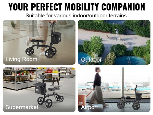 【良品】Advantage cycle & METTRE〈定価36,300円〉 Knee Walker Adjustable Height McKesson Steel - McKesson