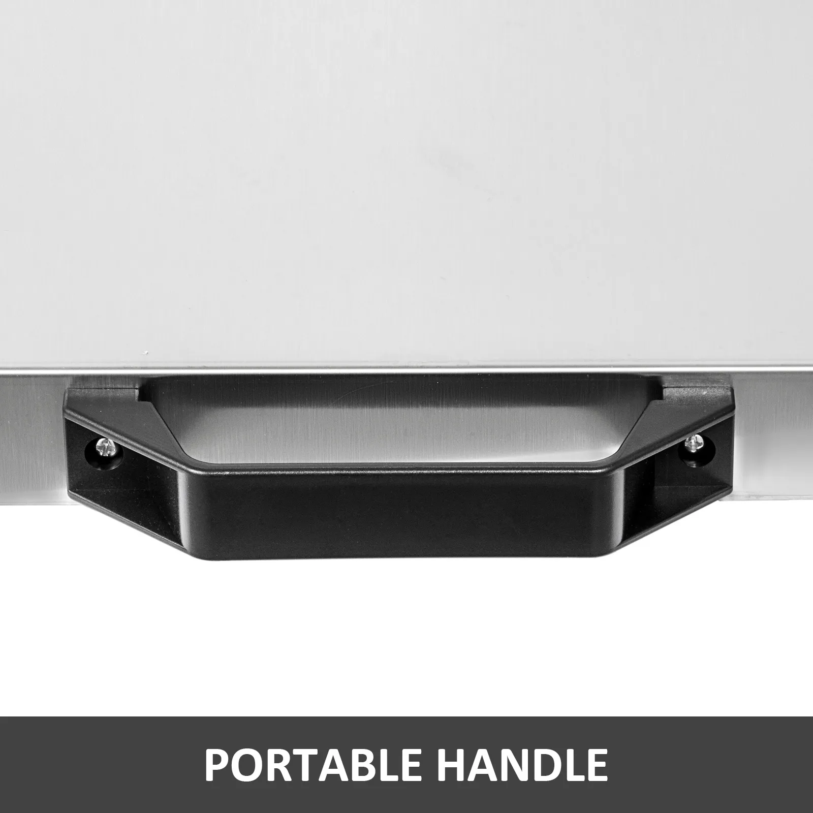 Báscula para ganado VEVOR con asa portátil para fácil transporte.