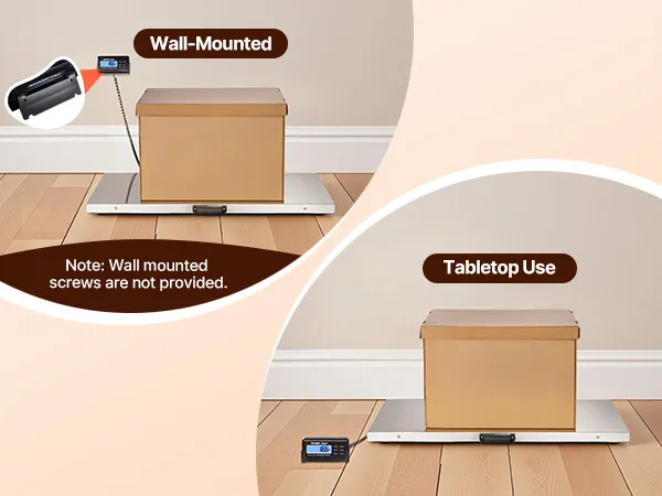 VEVOR 880Lbs x 0.2Lbs Livestock Scale Shipping Scales Large Platform 40.6x20.9Inch Stainless Steel Vet Scale Industrial Floor Scale Large Animal Dog Pig Scale Goat Weight Scale Pet Digital Scale