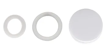 Anillos y tapa de recambio para máquina de granizados VEVOR en color blanco.