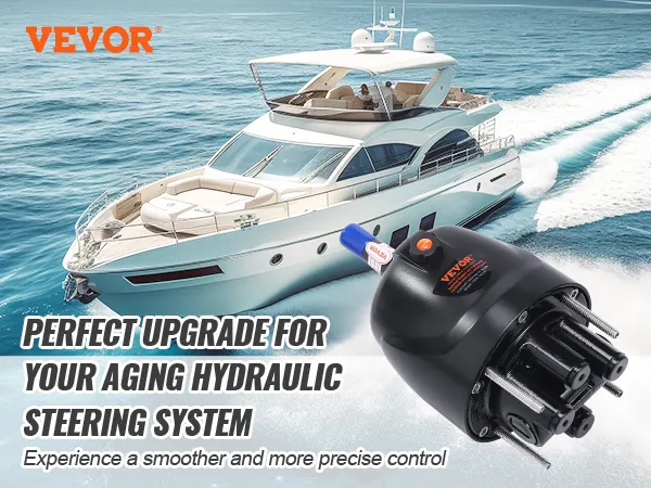 VEVOR hydraulic outboard steering pump, perfect for upgrading your steering system.