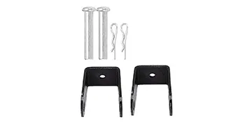 VEVOR electric actuator mounting brackets, clevis pins, and cotter pins set.