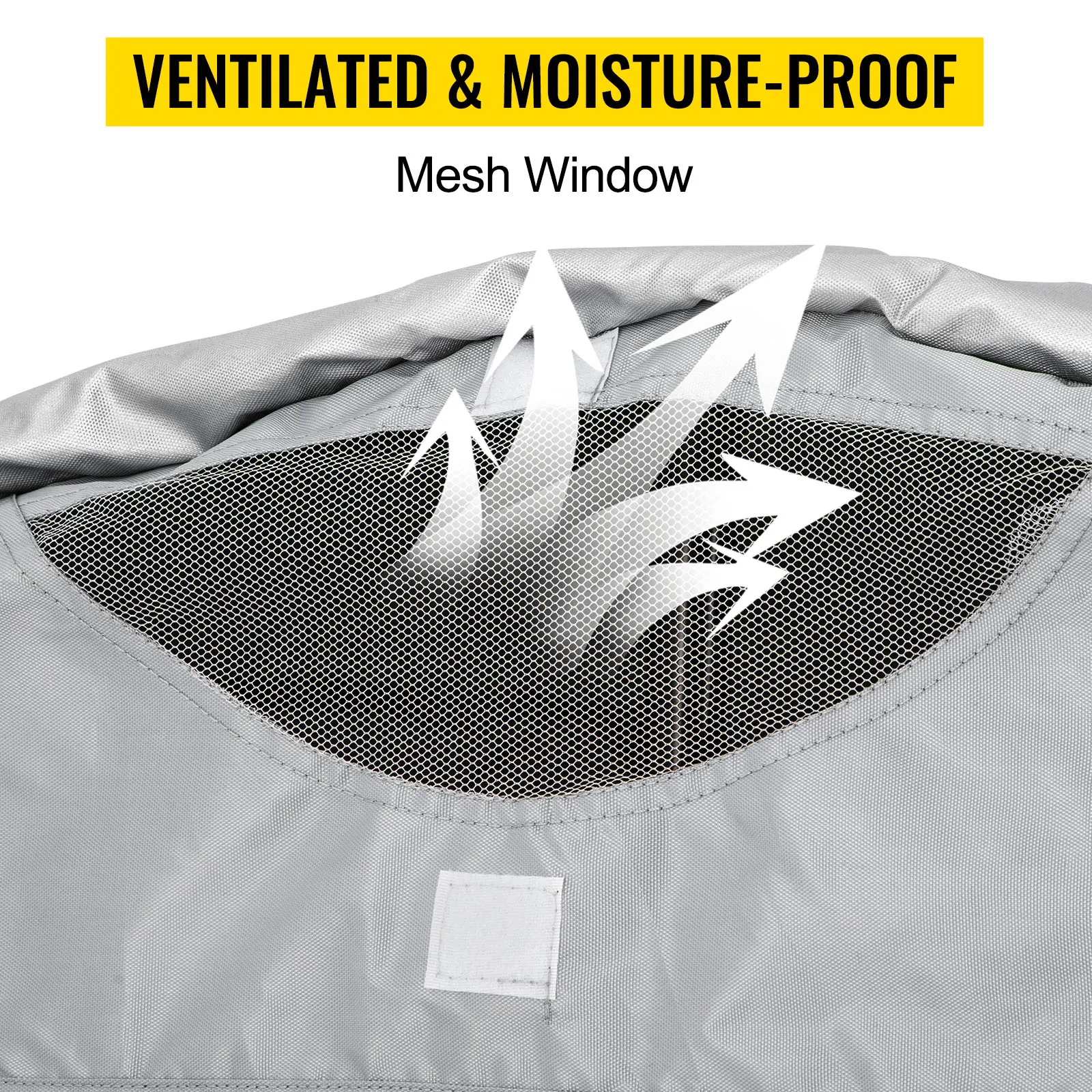 Refugio para motocicletas VEVOR con ventana de malla para ventilación y protección a prueba de humedad