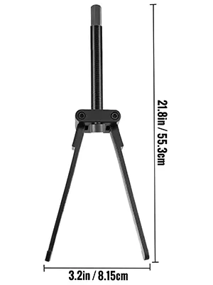 VEVOR marine bearing puller with 55.3cm height and 8.15cm width.