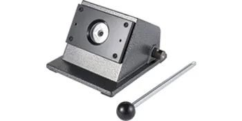 black VEVOR graphic punch die cutter with stainless steel lever on a white background.