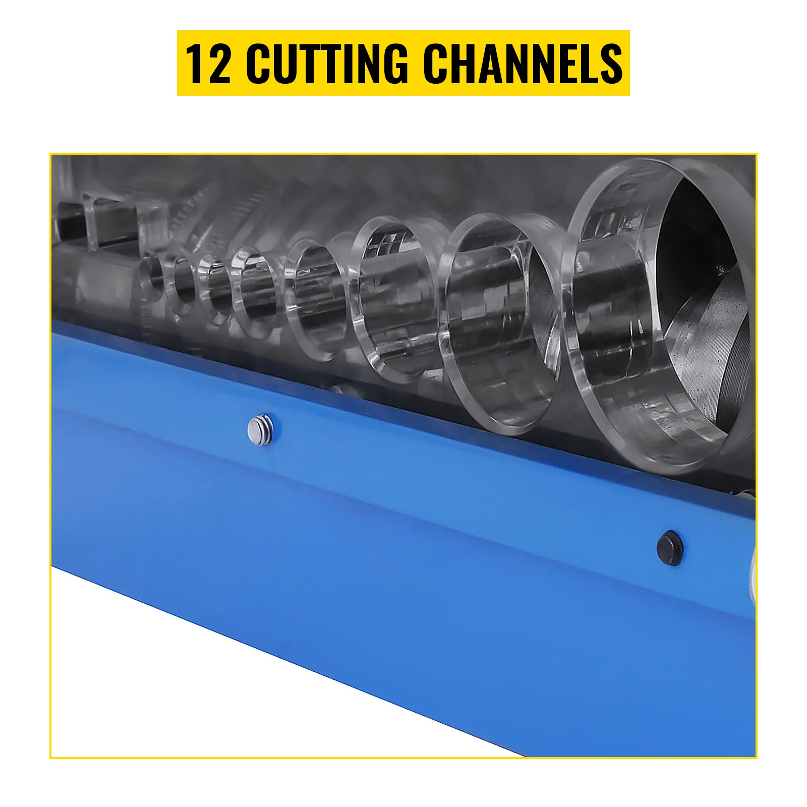 Macchina spelafili VEVOR con 12 canali di taglio per una spelatura precisa.