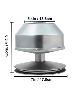 VEVOR golf cart drive clutch with dimensions: 6.3in height, 7in width, 5.4in depth.