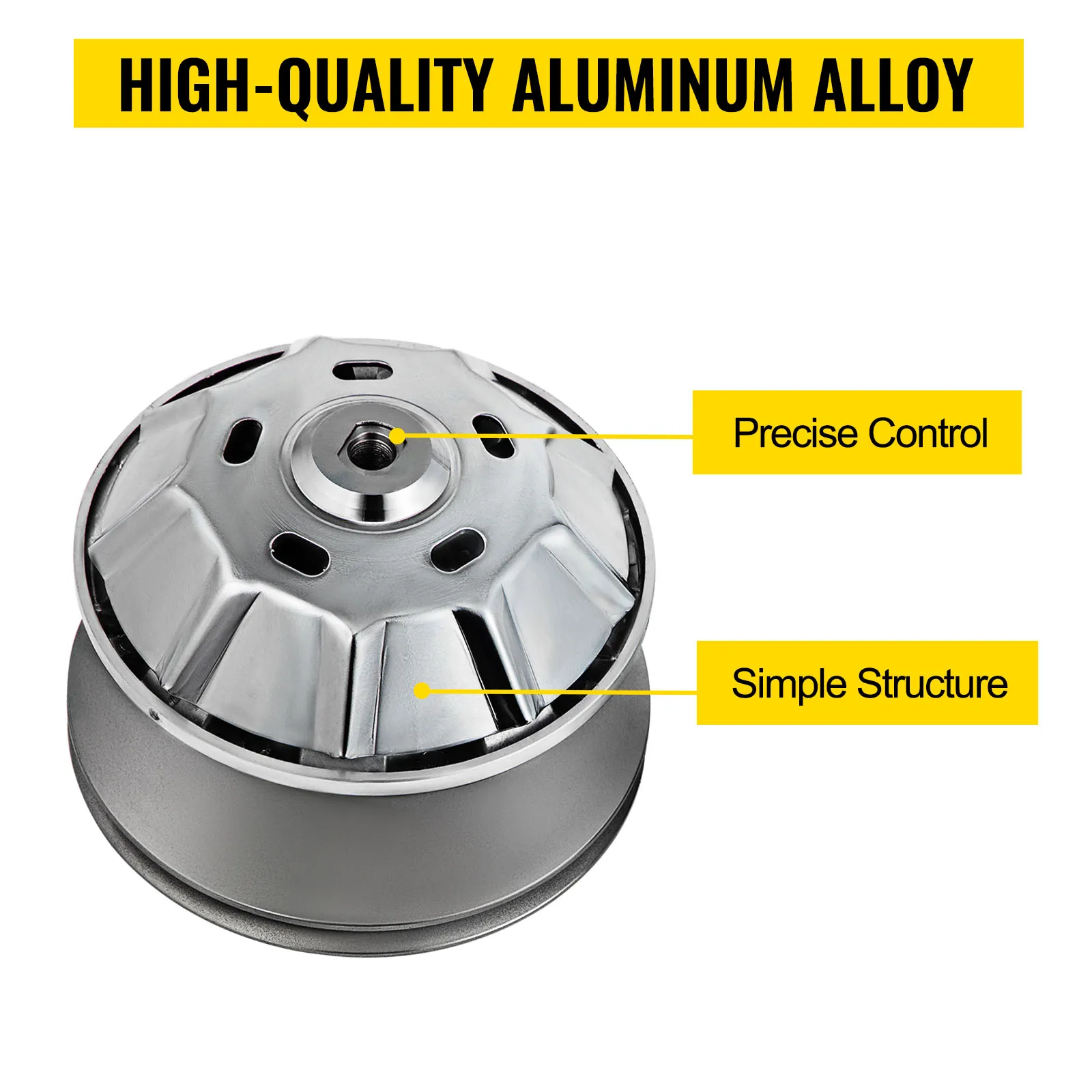 VEVOR golf cart drive clutch made of high-quality aluminum alloy for precise control.