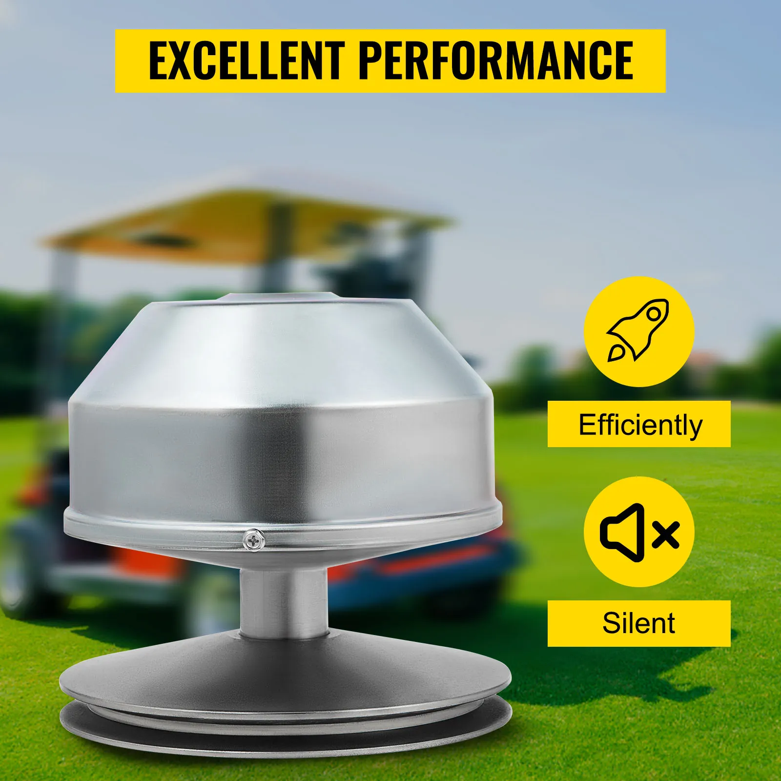 VEVOR golf cart drive clutch with excellent performance on a golf course background.