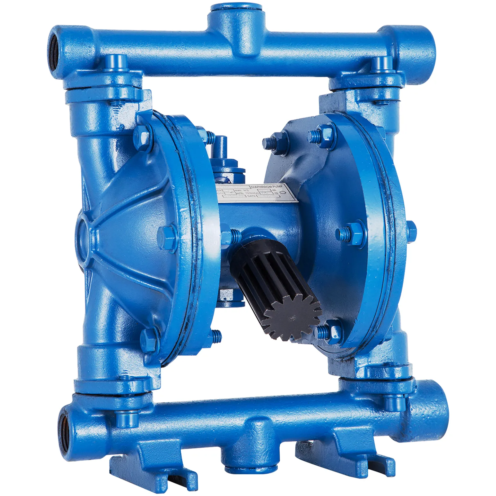 blue VEVOR air-operated diaphragm pump for industrial fluid handling.