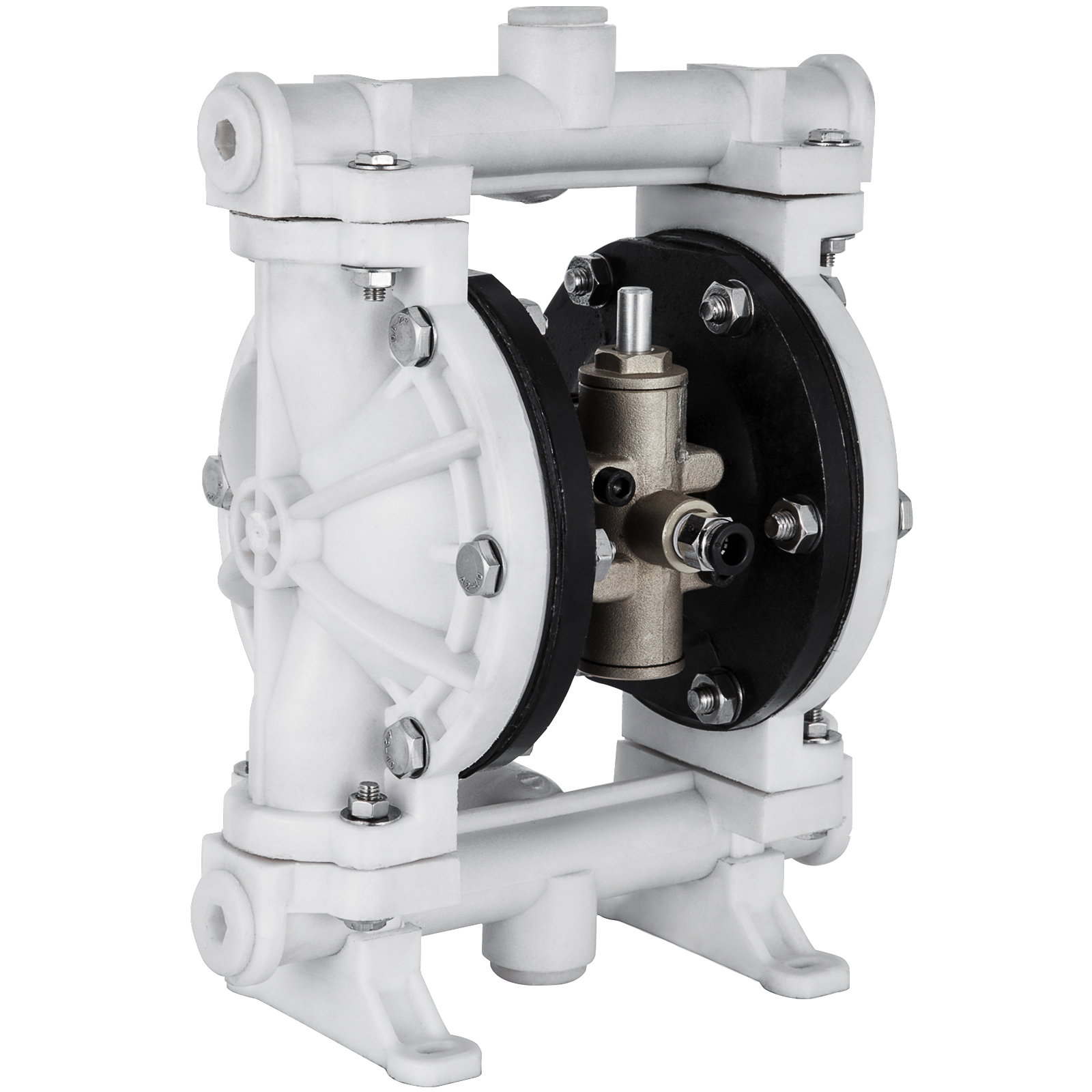 VEVOR Air-Operated Double Diaphragm Pump, 1/2 in Inlet & Outlet
