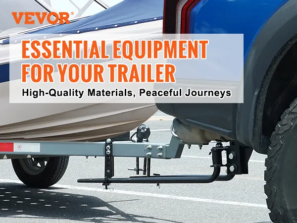 VEVOR-Anhänger mit Gewichtsverteilung und Boot für sichereres und sanfteres Ziehen mit 10.000 Pfund.