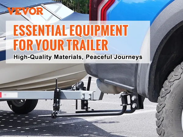 Enganche de distribución de peso VEVOR que garantiza un remolque más seguro y suave para remolques pesados, peso máximo de 10,000 libras.