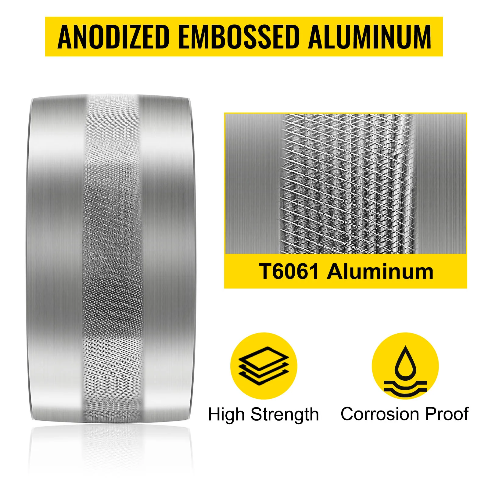 anodized embossed t6061 aluminum featuring high-strength and corrosion-proof properties.