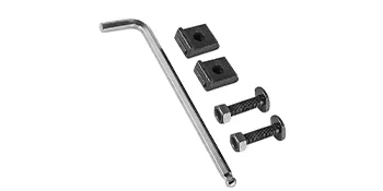 VEVOR magnetic chuck accessories with hex key, bolts, and clamps
