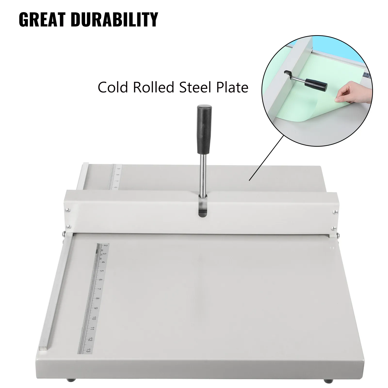 VEVOR creasing machine with cold rolled steel plate for great durability.