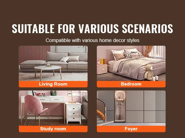 Vielseitiger, schillernder VEVOR-Beistelltisch, der sich gut für Wohnzimmer, Schlafzimmer, Arbeitszimmer und Foyer eignet.