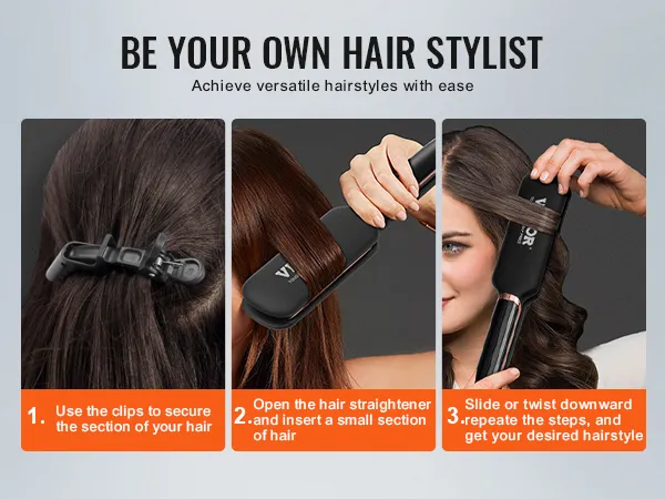 Word uw eigen haarstylist met de VEVOR stijltang voor veelzijdige kapsels.