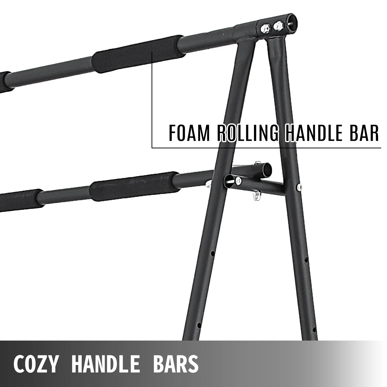 VEVOR pull up bar with foam rolling handle bar and cozy handle bars