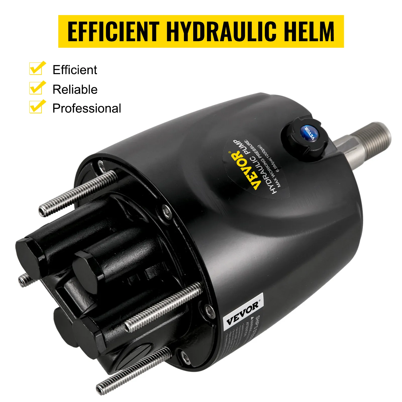 VEVOR hydraulic outboard steering kit - efficient, reliable hydraulic helm.