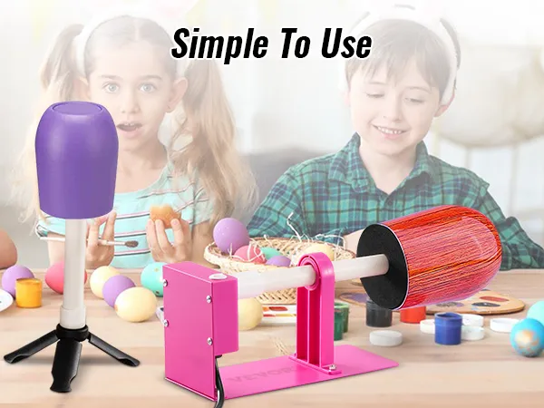 Volteador de vasos VEVOR para resina epoxi, base rosa con brazo giratorio, vasos de colores y botellas de resina.