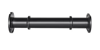 Extractor de cojinetes de eje trasero VEVOR cilíndrico negro con bridas de montaje.