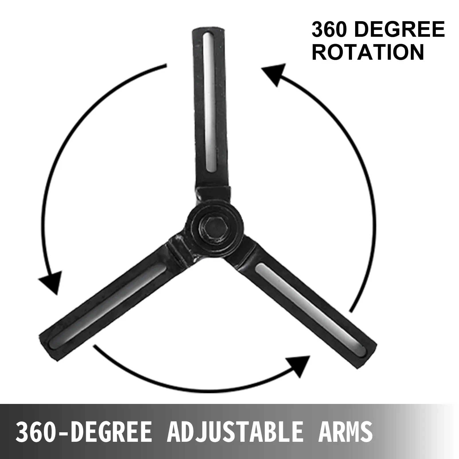 VEVOR crank case splitter with 360-degree adjustable arms.