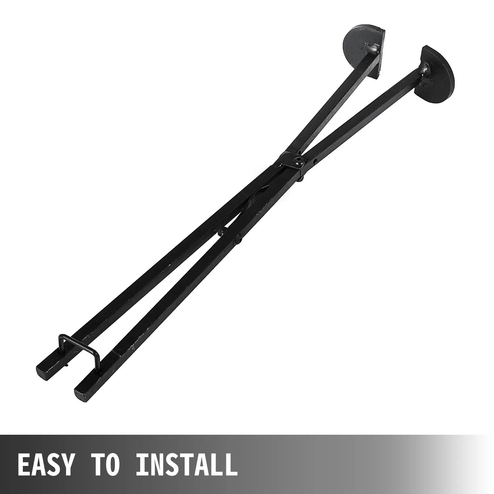 Juego de herramientas de barra de alineación VEVOR con diseño de doble sección, etiquetado como "fácil de instalar".