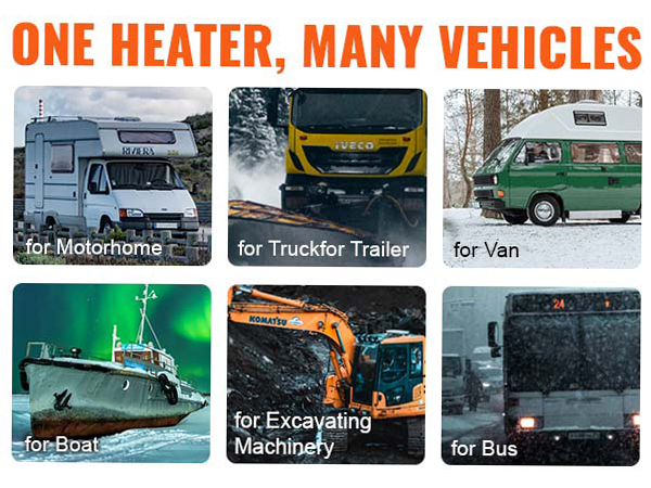 Auto Diesel Luchtverwarmer 12V 5-8KW Standkachel Diesel Rood 8kw Lcd P 010454173881