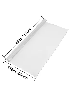 VEVOR clear table protector, 46in/117cm x 110in/280cm, rolled sheet.