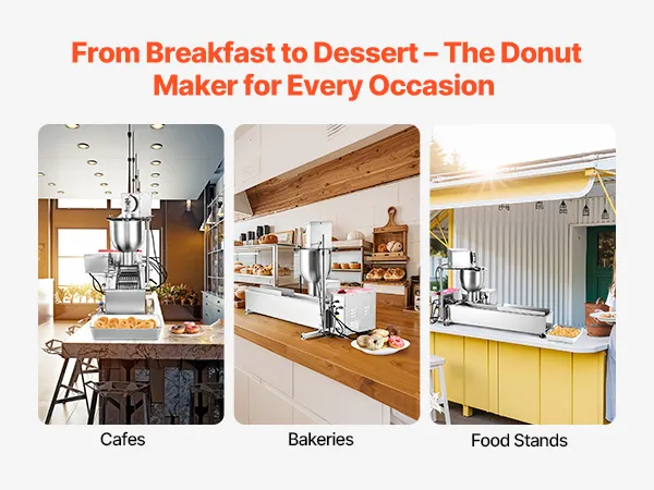 Commercial Automatic Donuts Making Machine Doughnut Maker Single Row 90 PCS/H