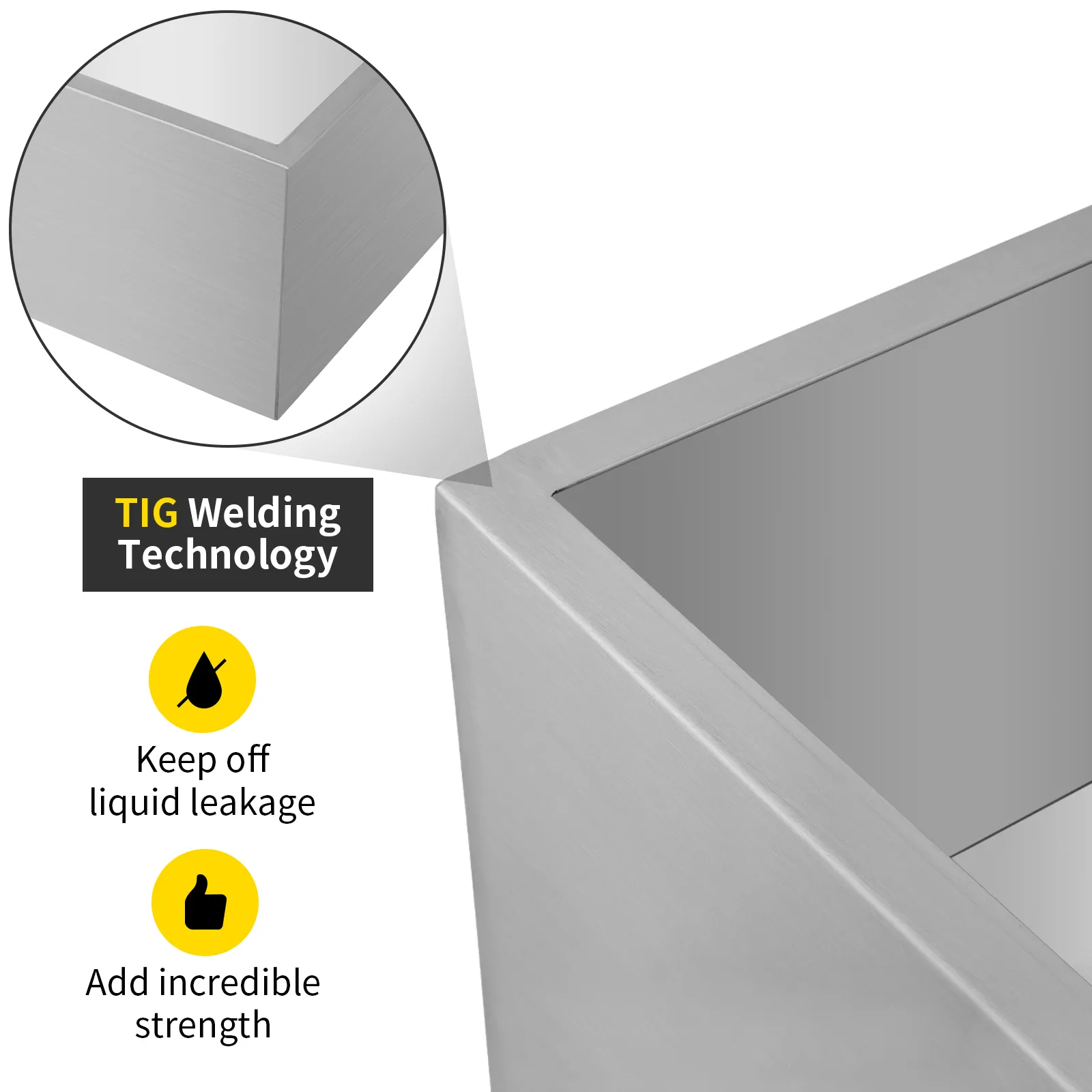 VEVOR maple syrup evaporator pan with tig welding technology prevents leakage.