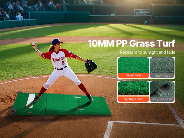 90 in Pitching Mound Portable Pitcher Mound Baseball Softball Outdoor Training