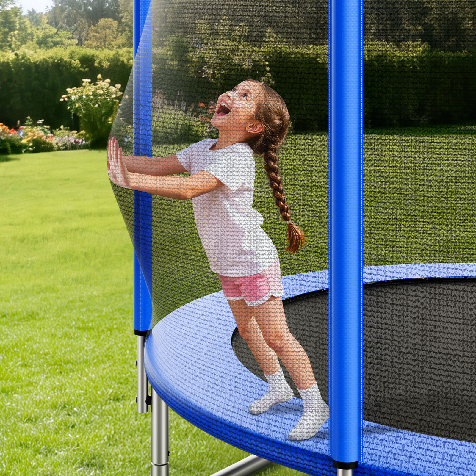五十恩 TELEBOAT A4サイズ VEVOR 14 Foot Trampoline - 450lbs, 72 Springs, ASTM381