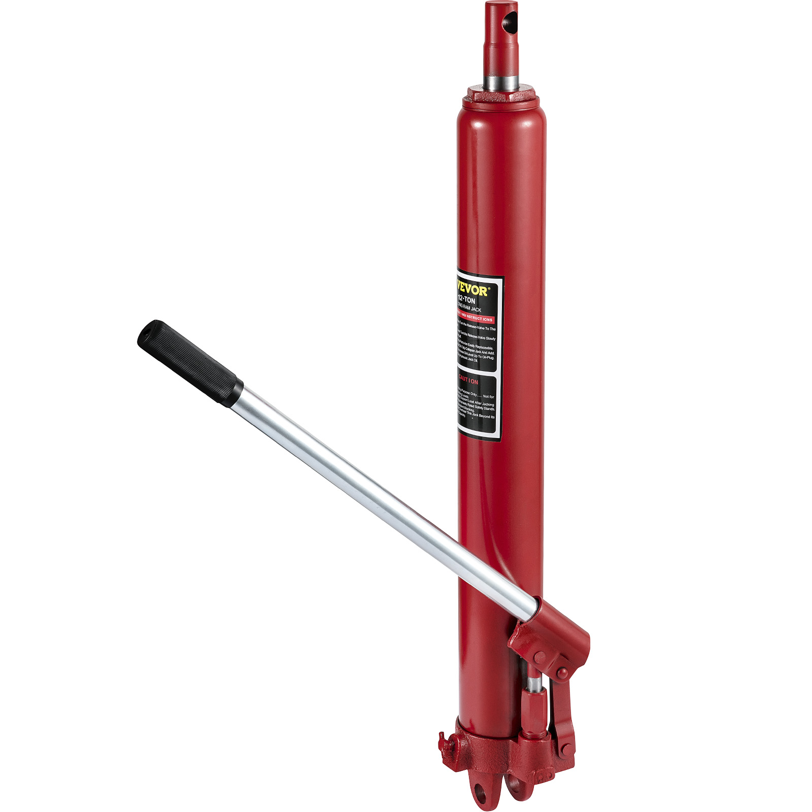 シャンプー RAM.com VEVOR Hydraulic Long Ram Jack, 12 Tons/26455 lbs Capacity, with