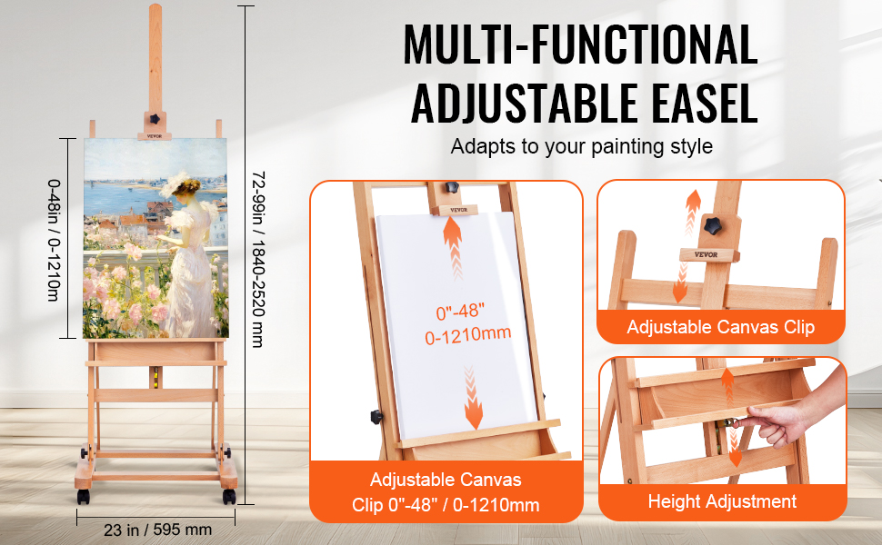 Falling In Art 30,5 Cm Tisch-Staffelei – Aus Holz, Faltbar Und Vielseitig