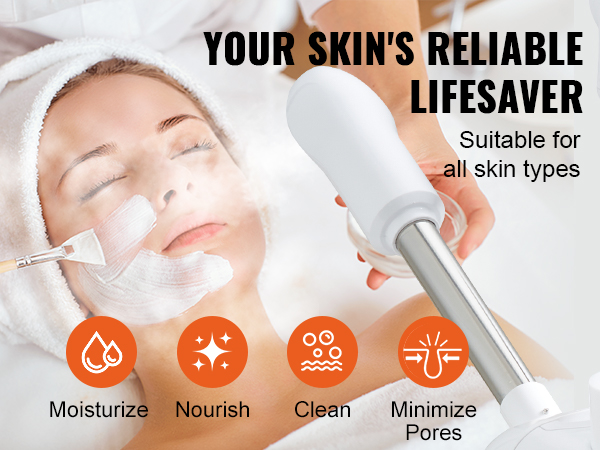 2-in-1 Gesichtsdampfer Mit Ozon – Für Strahlende, Saubere Haut