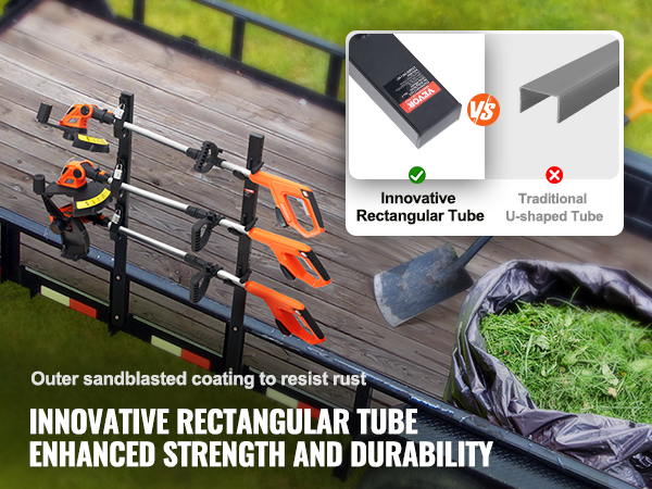 FLOR FURORA ×3 VEVOR Trimmer Rack, 3 Place Weeder Trimmer Rack, Locking