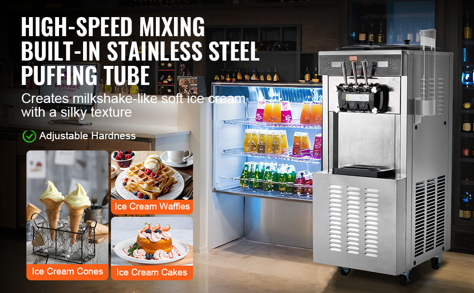 ice cream maker with built in freezer