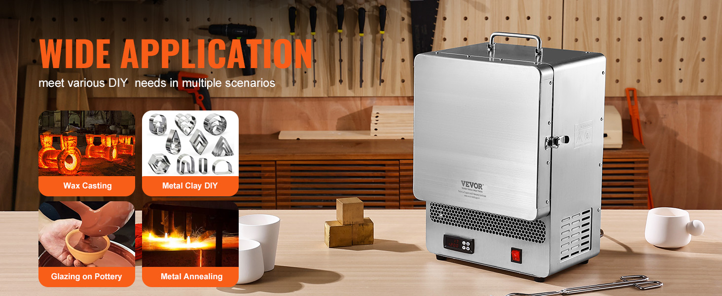Four à Fusion électrique Pour Plomb/étain - 500W - Pot De 2 Kg - Plage Température 150-450°C - Avec Gants De Soudage - 4