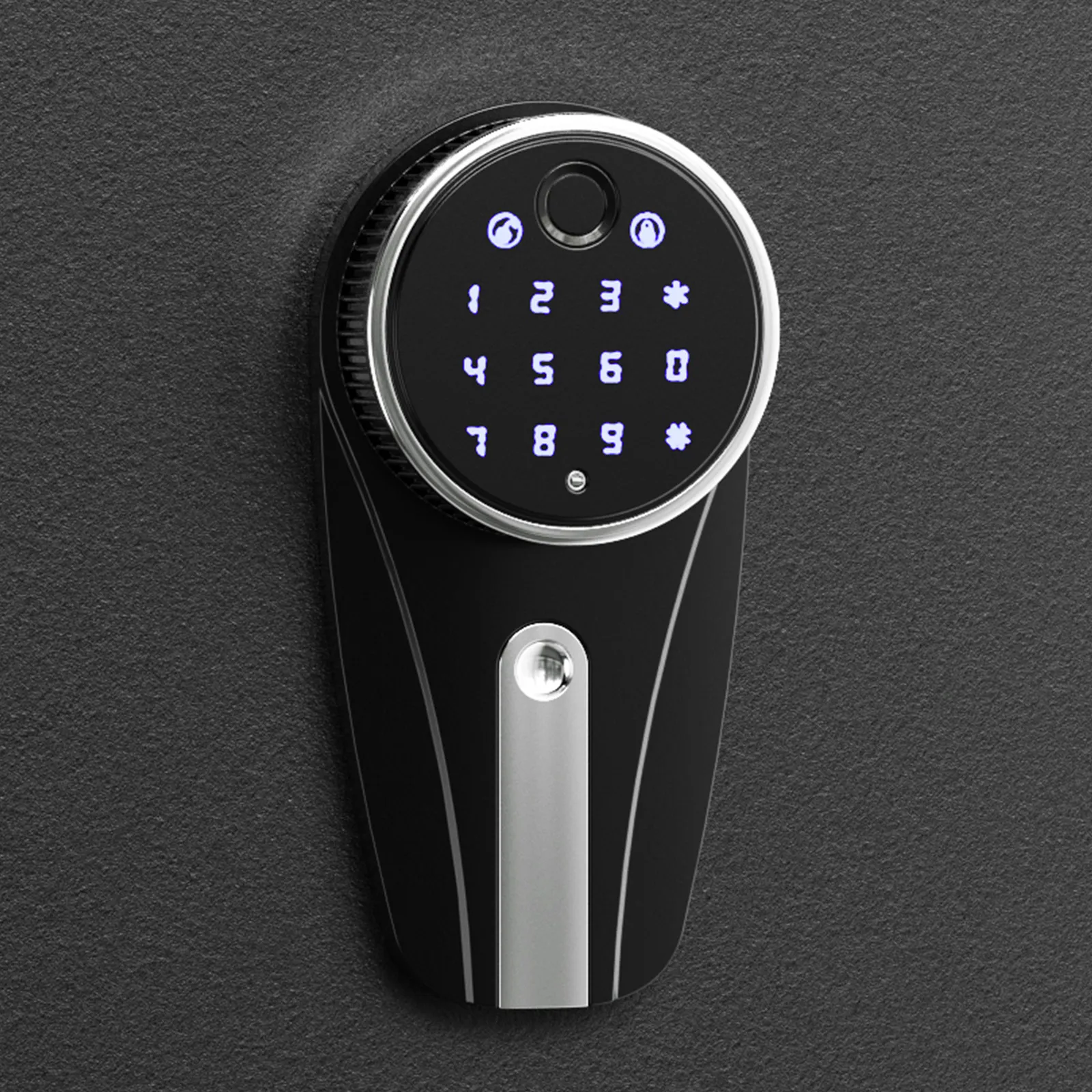 VEVOR 8-10 Gun Safe, Long Gun Cabinet for Rifles and Pistols, Quick Access Fireproof Rifle Safe with 3 Pistol Pockets and Adjustable Racks, Large Digital Cabinet with Fingerprint and Password Lock