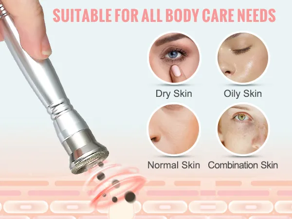 Máquina de microdermoabrasión de diamante VEVOR para pieles secas, grasas, normales y mixtas. Seguro y suave.