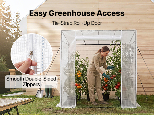 VEVOR Walk-in Greenhouse, 76.8