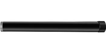 Extensión de mástil para vela de sombra VEVOR negra con diseño elegante y tapa de metal